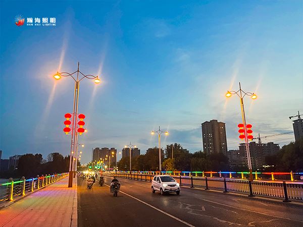 昌乐新昌路路灯挂饰